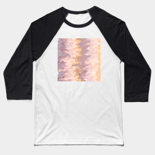 Pastel Plum Liquid Pattern Baseball T-Shirt